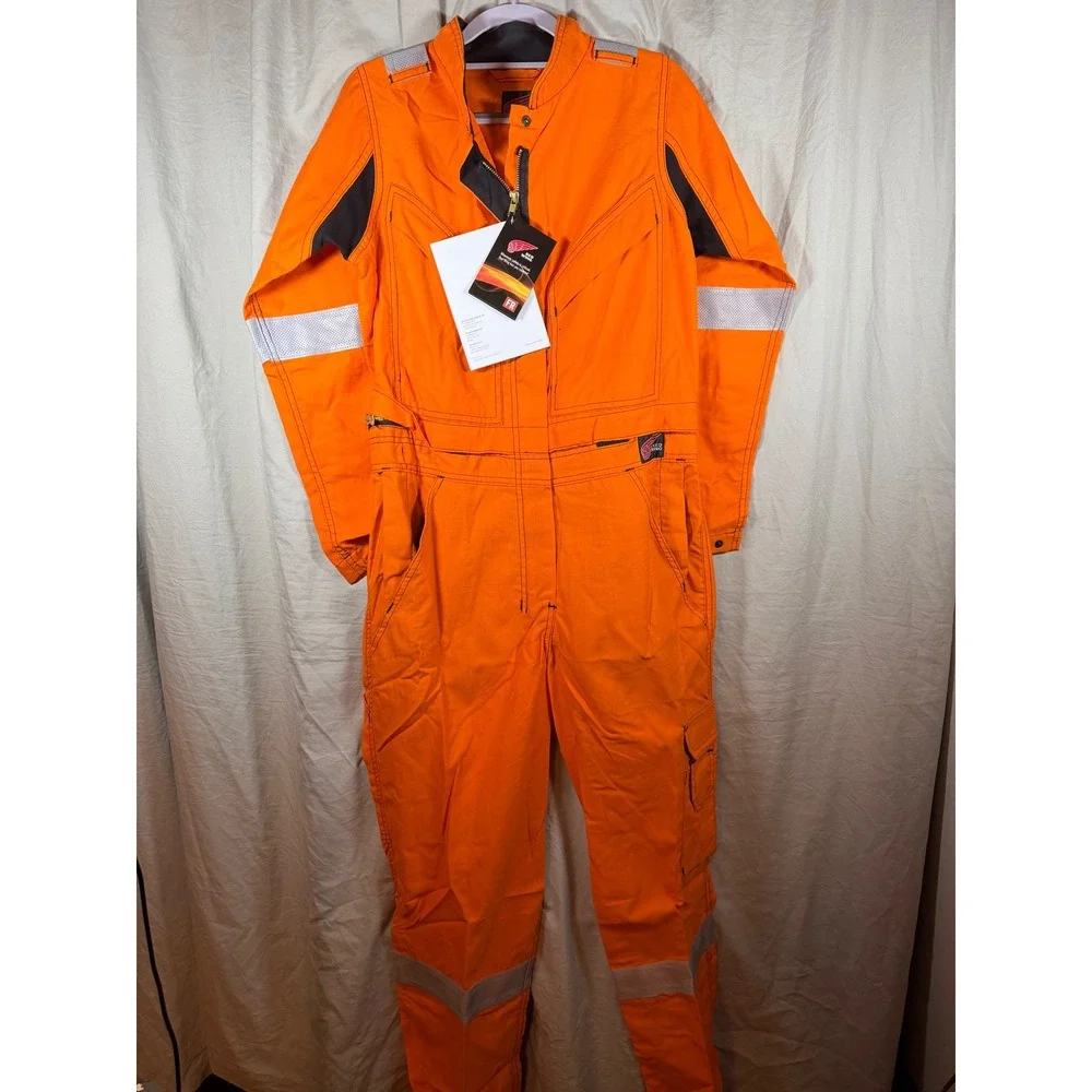 Red Wing 81907 Womens Premium Vented Coverall Orange FR Flame Resistant Size R06